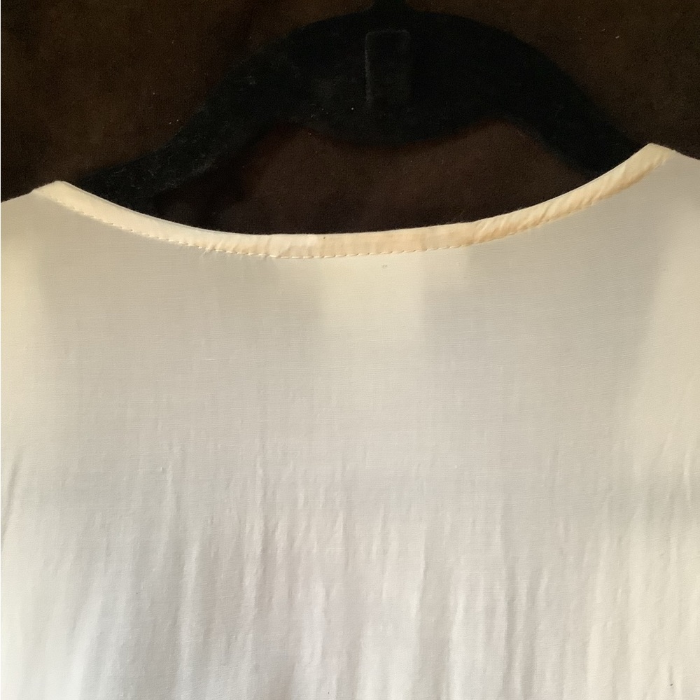 La Blanca white eyelet lace romper swimsuit cover up size medium - Picture 11 of 16
